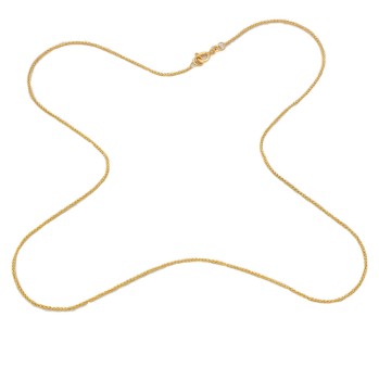 9ct gold 20 inch spiga Chain